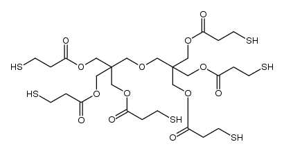 六(3-巯基丙酸)二季戊四醇酯结构式