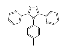 2-[4-(4-methylphenyl)-5-pyridin-2-yl-1,2,4-triazol-3-yl]pyridine结构式