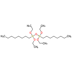 1,1,3,3-Tetraethoxy-1,3-dioctyldisiloxane Structure