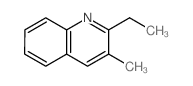 Quinoline,2-ethyl-3-methyl-结构式