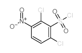 2,6-二氯-3-硝基苯-1-磺酰氯结构式