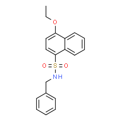 N-benzyl-4-ethoxynaphthalene-1-sulfonamide Structure