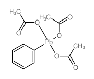 Plumbane,tris(acetyloxy)phenyl-结构式