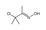 N-(3-chloro-3-methylbutan-2-ylidene)hydroxylamine Structure