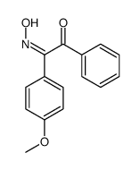 2-hydroxyimino-2-(4-methoxyphenyl)-1-phenylethanone结构式