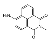6-Amino-2-methyl-1H-benz[de]isoquinoline-1,3(2H)-dione Structure