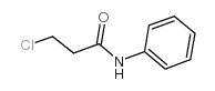 3-氯-N-苯基丙酰胺结构式