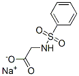 Phenylsulfonylaminoacetic acid sodium salt Structure