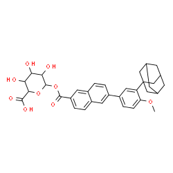 Adapalene Glucuronide结构式