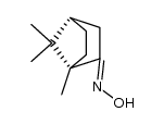 (1S)-1,7,7-trimethylbicyclo[2.2.1]heptan-2-one oxime结构式