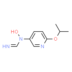 Methanimidamide, N-hydroxy-N-[6-(1-methylethoxy)-3-pyridinyl]- (9CI)结构式