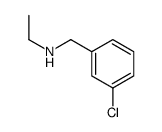 N-(3-氯苄基)乙胺结构式
