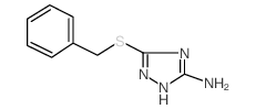 3-(苄基巯基)-1H-1,2,4-三唑-5-胺结构式
