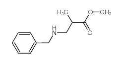 3-苄氨基-2-甲基丙酸乙酯结构式