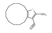 2-Amino-4,5,6,7,8,9,10,11,12,13-decahydrocyclododeca[b]thiophene-3-carbonitrile Structure