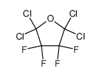 2,2,5,5-tetrachloro-3,3,4,4-tetrafluoro-tetrahydro-furan结构式