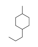 1-methyl-4-propylcyclohexane结构式