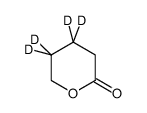 Tetrahydro-2H-pyran-2-one-d4 Structure