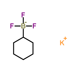 Potassium cyclohexyl(trifluoro)borate(1-) Structure