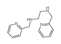 N,N-bis(pyridin-2-ylmethyl)ethane-1,2-diamine结构式