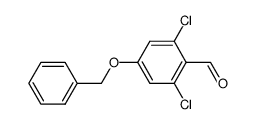 4-benzyloxy-2,6-dichlorobenzaldehyde Structure