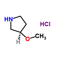 (R)-3-Methoxypyrrolidine hydrochloride Structure