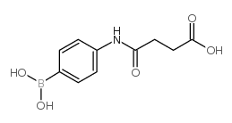 N-(4-Phenylboronic)succinamic acid Structure