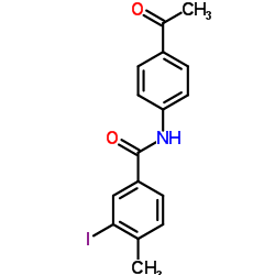 N-(4-Acetylphenyl)-3-iodo-4-methylbenzamide Structure