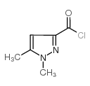 1,5-Dimethyl-1H-pyrazole-3-carbonyl chloride Structure