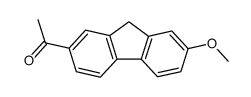 1-(7-methoxy-fluoren-2-yl)-ethanone Structure