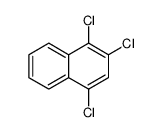 Naphthalene, 1,2,4-trichloro- Structure