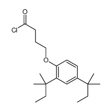 4-[2,4-bis(1,1-dimethylpropyl)phenoxy]butyryl chloride Structure