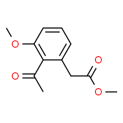 METHYL 2-(2-ACETYL-3-METHOXYPHENYL)ACETATE结构式