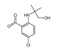 2-[(4-Chloro-2-nitrophenyl)amino]-2-methyl-1-propanol Structure