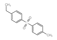 Benzene,1-ethyl-4-[(4-methylphenyl)sulfonyl]-结构式