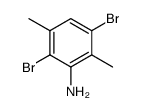 2,5-dibromo-3,6-dimethyl-aniline结构式