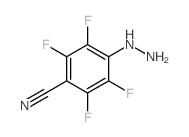 2,3,5,6-tetrafluoro-4-hydrazinyl-benzonitrile结构式