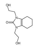 1,3-bis(2-hydroxyethyl)-4,5,6,7-tetrahydrobenzimidazol-2-one结构式
