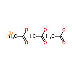 Iridium(3+) triacetate structure