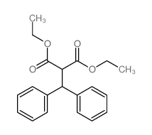 diethyl 2-benzhydrylpropanedioate结构式