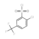 2-氯-5-(三氟甲基)苯磺酰氯结构式
