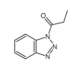 1-(1H-benzo[d][1,2,3]triazol-1-yl)propan-1-one结构式