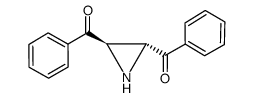 (+)-trans-2,3-dibenzoylaziridine结构式