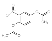 1,4-Benzenediol,2-nitro-, 1,4-diacetate structure
