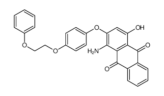 1-amino-4-hydroxy-2-[4-(2-phenoxyethoxy)phenoxy]anthraquinone结构式
