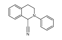 2-苯基-1,2,3,4-四氢异喹啉-1-甲腈结构式
