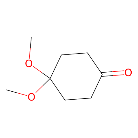 4,4-dimethoxycyclohexan-1-one结构式
