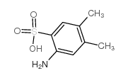 3,4-二甲基苯胺-6-磺酸结构式