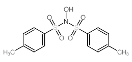 Benzenesulfonamide,N-hydroxy-4-methyl-N-[(4-methylphenyl)sulfonyl]-结构式