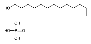 磷酸-1-十三烷醇酯结构式